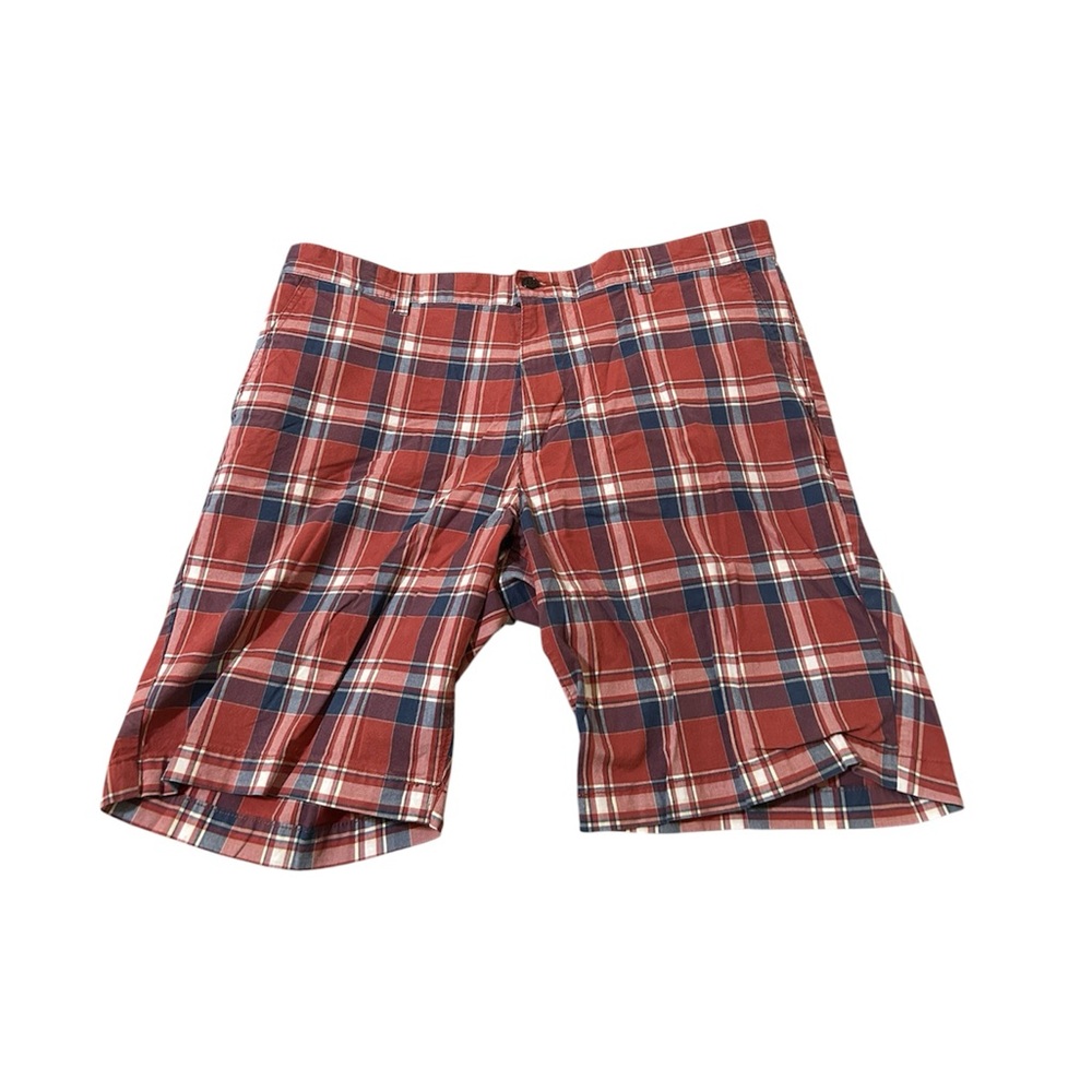 Dockers Plaid Men's Shorts - Red and Blue